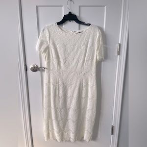 Preston York White Lace Dress